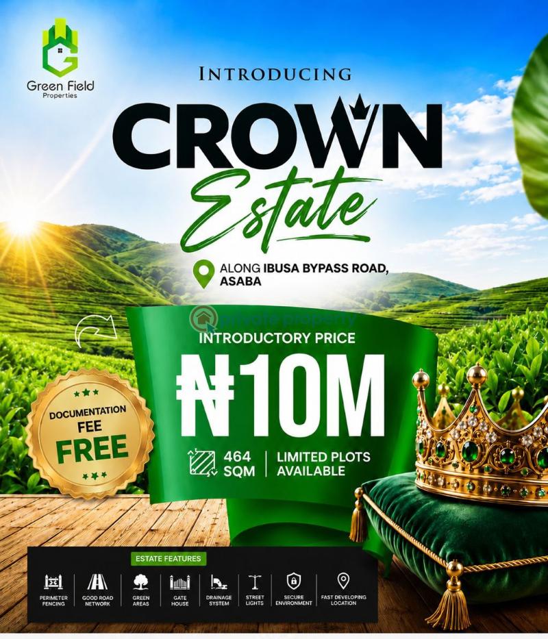 Residential Land For Sale Crown Estate Ibusa Bypass Road Asaba Asaba Delta - 1