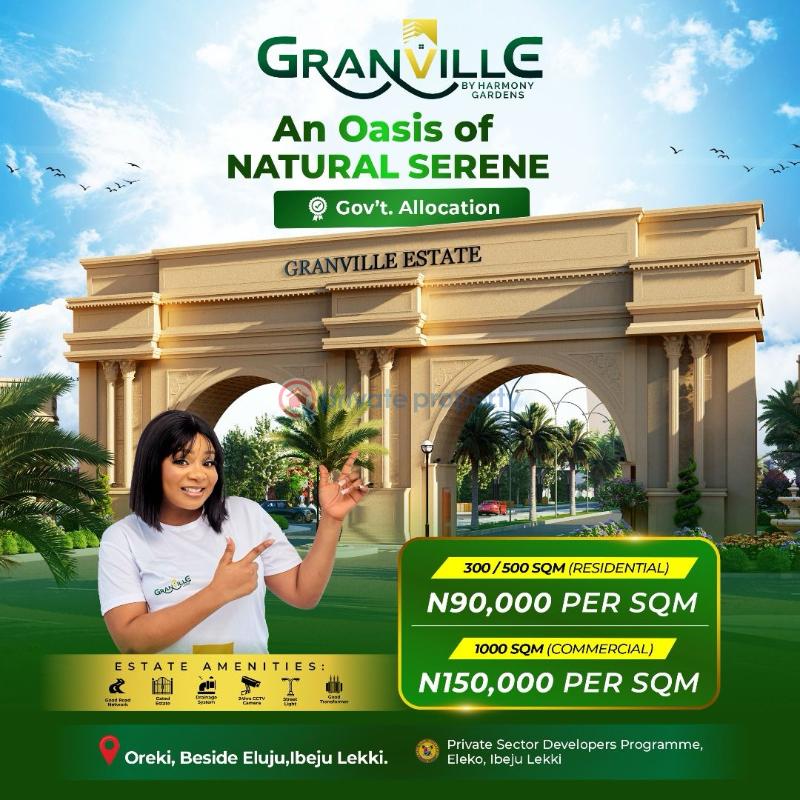 Residential Land For Sale Grandville Estate Facing Lekki Epe Expressway Eleko Ibeju Lekki Eleko Ibeju-Lekki Lagos - 1