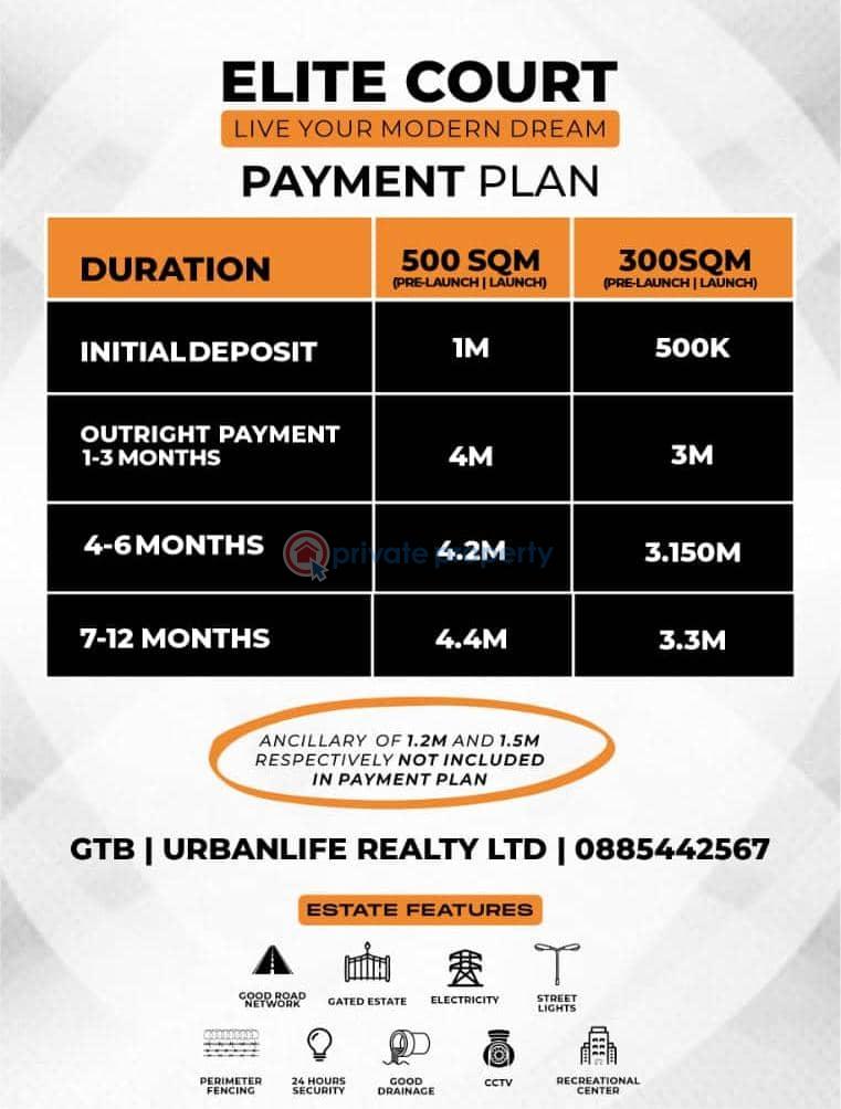 Residential Land For Sale Elite Court Epe Lagos - 1