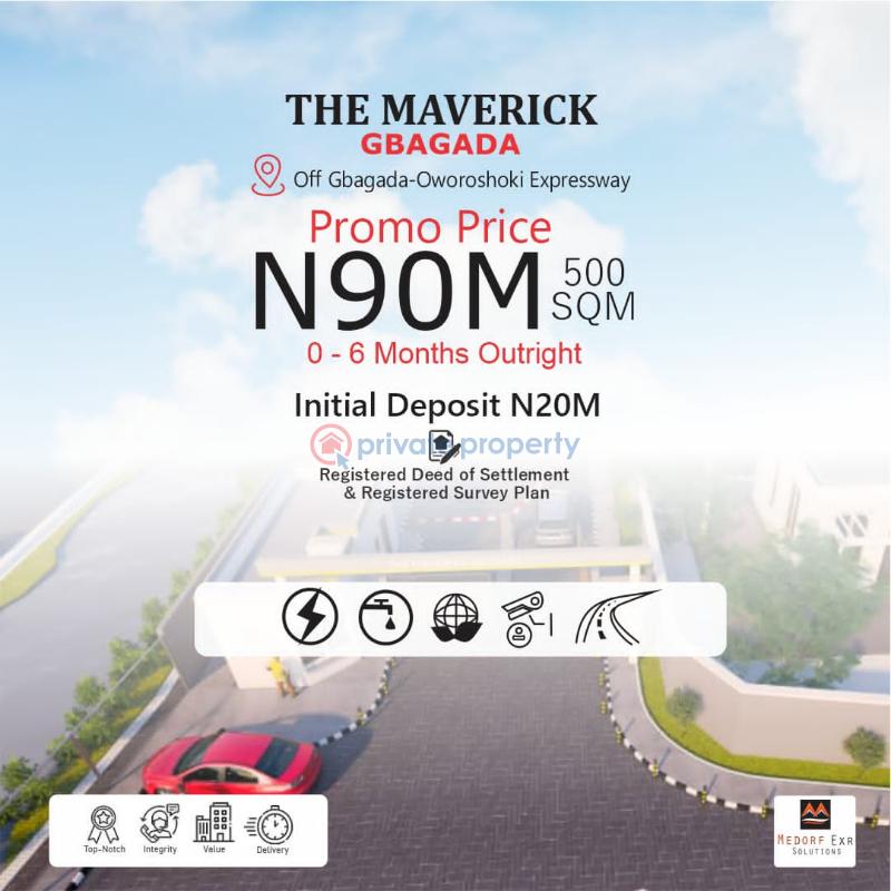 Residential Land For Sale The Maverick Estate Off Oshodi Expressway Gbagada Lagos Gbagada Phase 1 Lagos - 0