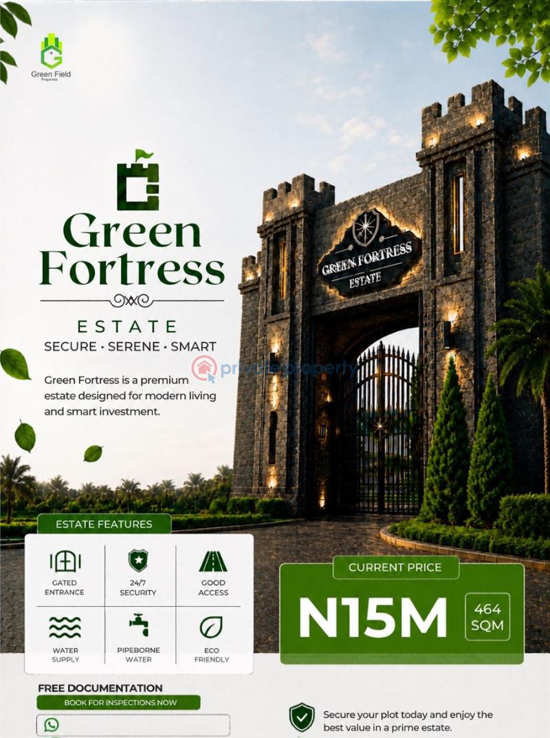 Residential Land For Sale Green Fortress Estate Behind Governance Villa Opposite Immigration Asaba Delta - 2