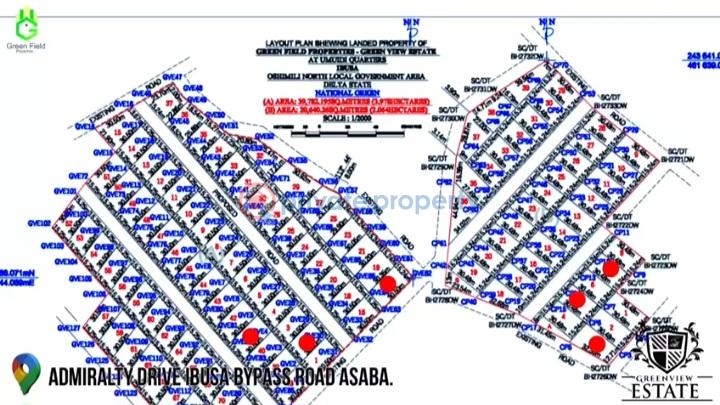 Residential Land For Sale Green View Estate By Admiralty Drive Ibusa Bypass Road Asaba Asaba Delta - 3