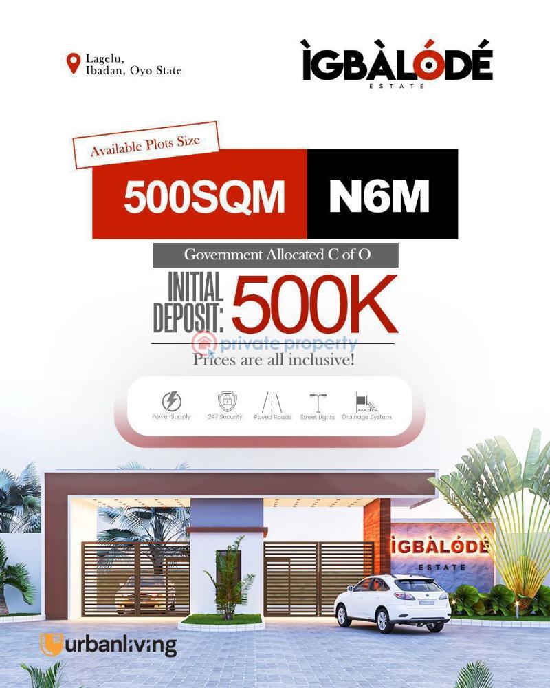 Residential Land For Sale Igbalode Estate Lagelu Ibadan Oyo