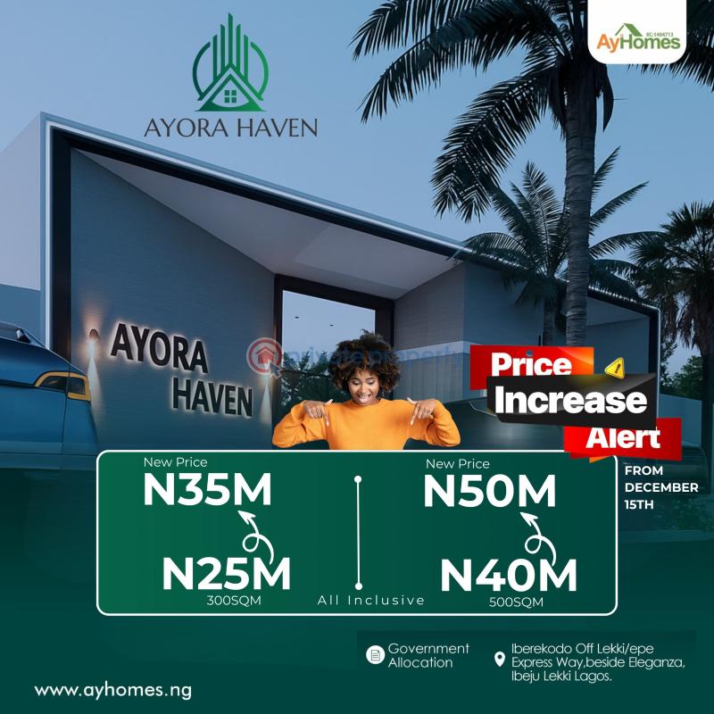 Residential Land For Sale Ayora Haven Estate Iberekodo Off Lekki Epe Beside Eleganza Ibeju Lekki Iberekodo Ibeju-Lekki Lagos - 12