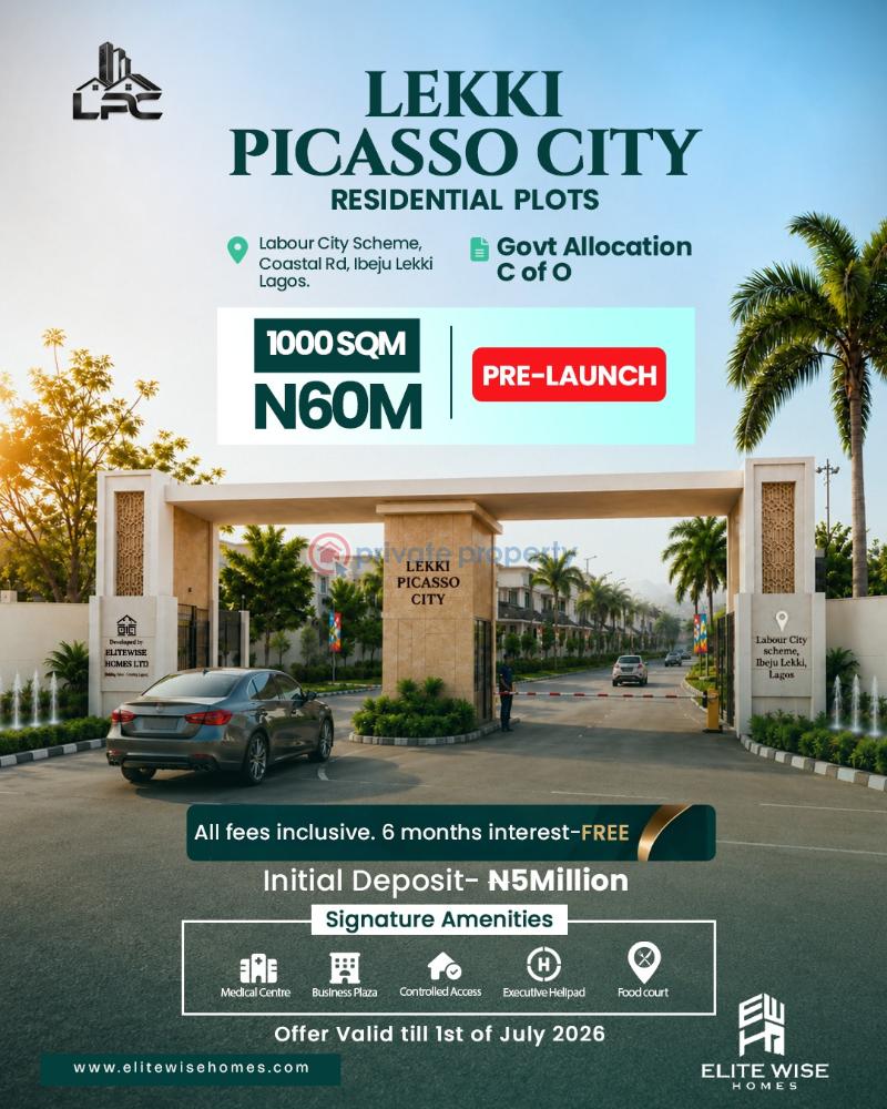 Residential Land For Sale Lekki Picasso City Labour City Scheme Coastal Road Ibeju Lekki Ibeju-Lekki Lagos - 2