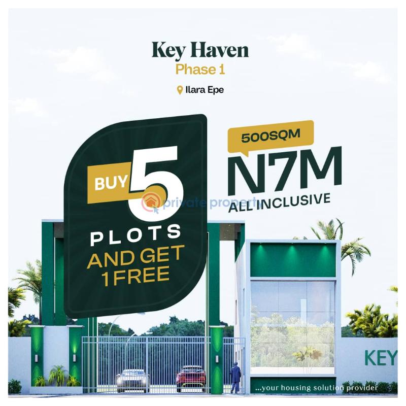 Residential Land For Sale Key Haven Estate Phase 1 Ilara Igbonla Epe Lagos Epe Lagos - 0