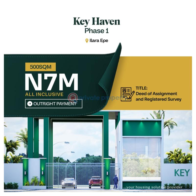 Residential Land For Sale Key Haven Estate Phase 1 Ilara Igbonla Epe Lagos Epe Lagos - 4