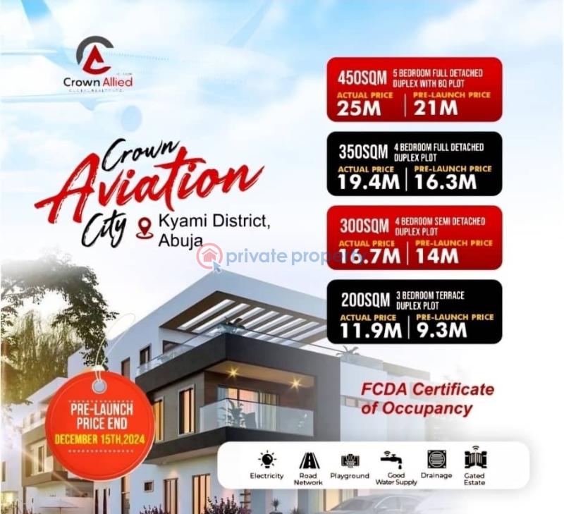 Residential Land For Sale Crown Aviation City Kyami District Abuja Deposit To Secure A Piece Today Lugbe Abuja Phase 4  - 3