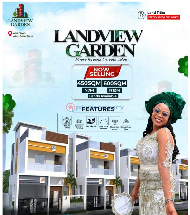 Mixed use Land For Sale Landview Garden Along Asa Town Along Aba Portharcourt Road Aba South Abia - 0