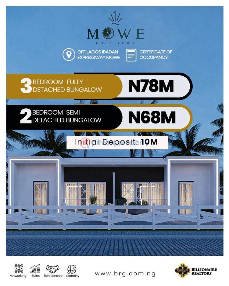 Residential Land For Sale Mowe Golf Town Off Lagos Ibadan Expressway Mowe Mowe Ogun area  - 2