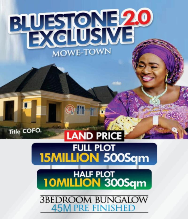 Residential Land For Sale Bluestone 2.0 Exclusive Estate Mowe Ofada Mowe Ogun area 