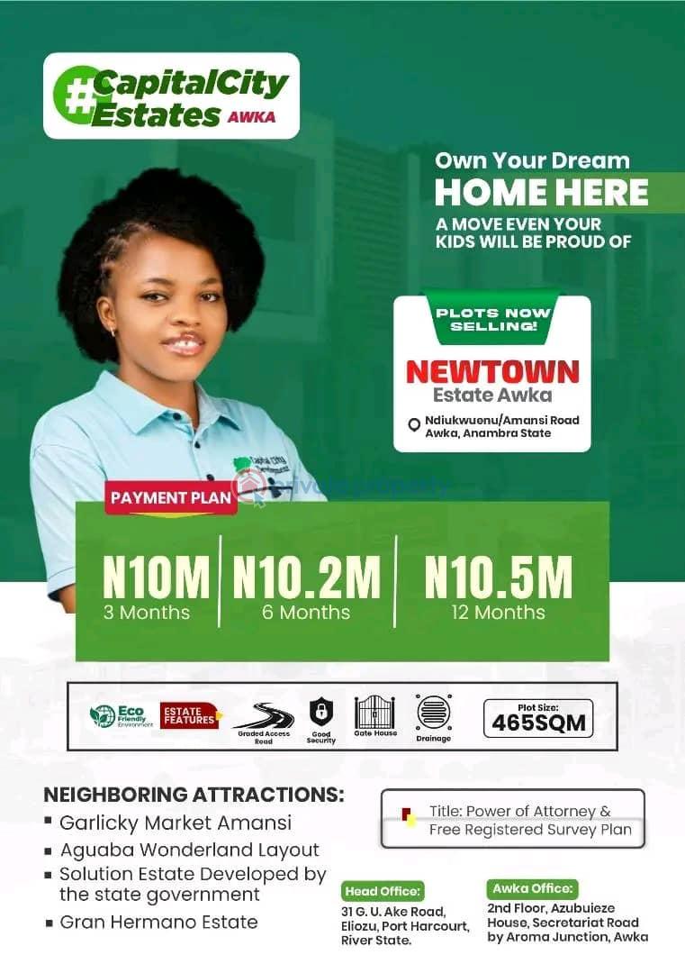 Mixed use Land For Sale Amansi Road Awka Awka North Anambra