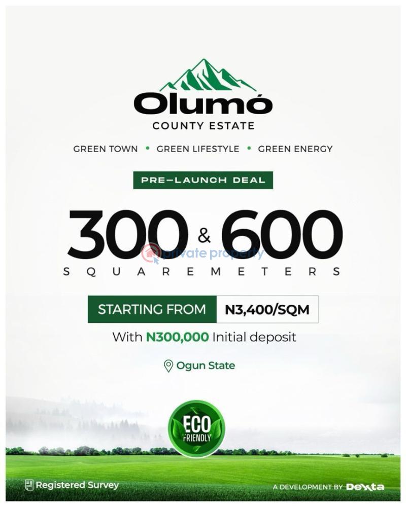 Residential Land For Sale Olumo County Estate Egbeda Kobape Road Owode Obafemi Local Government Abeokuta Ogun - 0