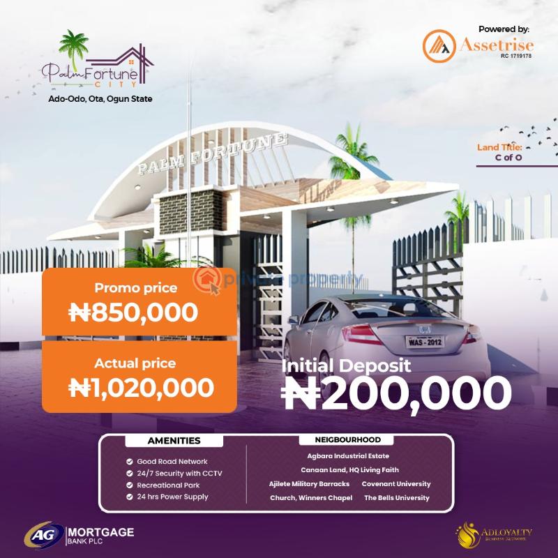 Residential Land For Sale Palm Fortune City Phase 1 Ado Odo Ota Ado Odo/Ota Ogun