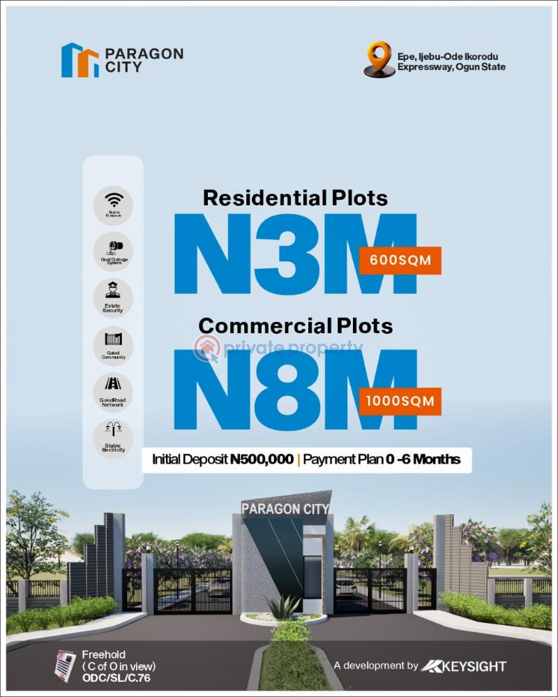 Residential Land For Sale Paragon Estate Ijebu Ode Ijebu Ode Ogun