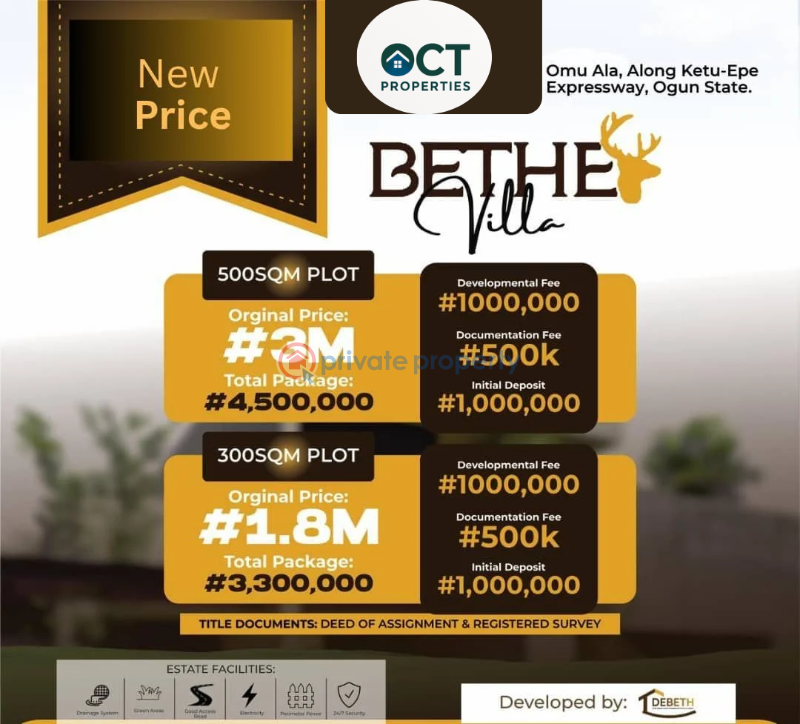 Residential Land For Sale Omuala, Ogun State Lagos Extension Ogun - 0
