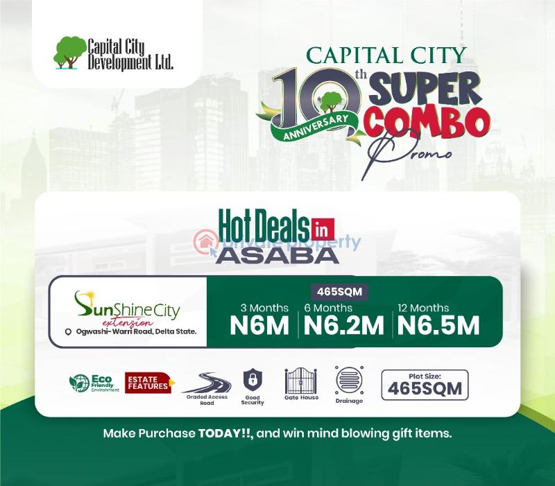 Residential Land For Sale Asaba Delta