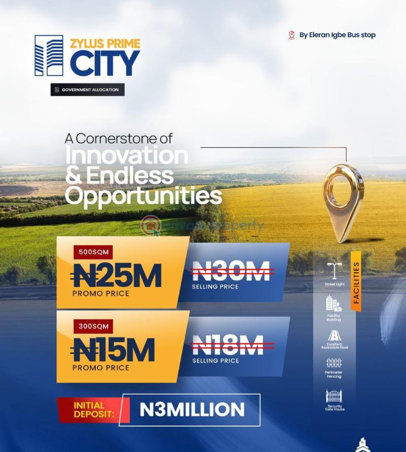 Residential Land For Sale Zylus Prime City Estate Elerangbe Bus Stop Ibeju Lekki Lagos Eleran Igbe Ibeju-Lekki Lagos - 4