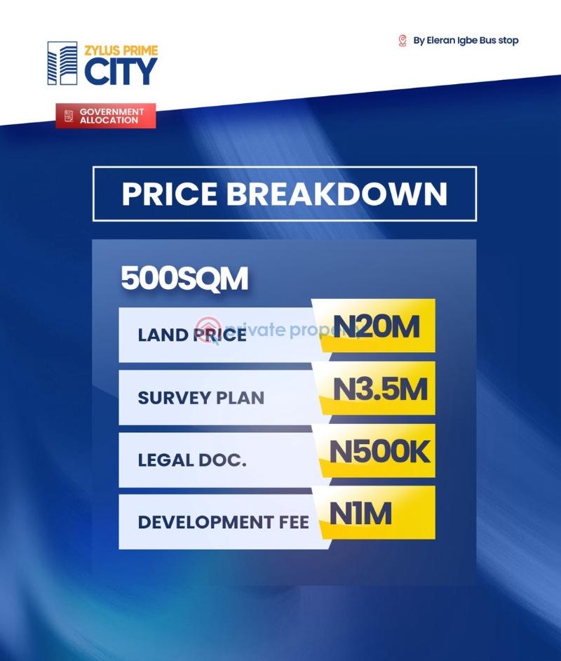 Residential Land For Sale Zylus Prime City Estate Elerangbe Bus Stop Ibeju Lekki Lagos Eleran Igbe Ibeju-Lekki Lagos - 10