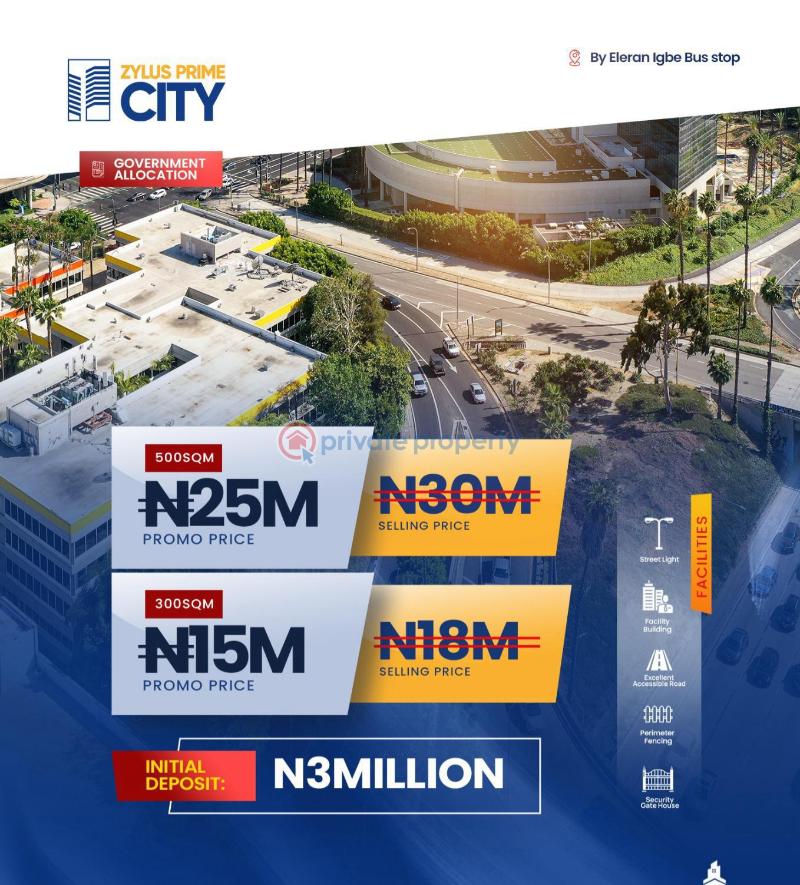 Residential Land For Sale Zylus Prime City Estate Elerangbe Bus Stop Ibeju Lekki Lagos Eleran Igbe Ibeju-Lekki Lagos - 0