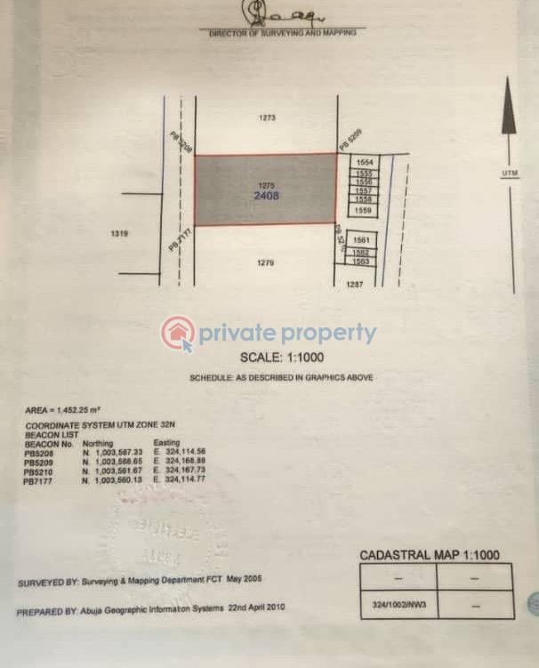 Land For Sale Life Camp Abuja Phase 3  - 0