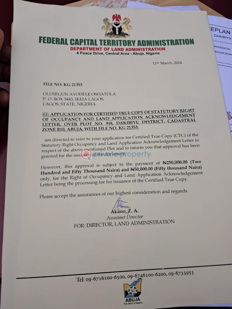 Residential Land For Sale Dakibiyu By Citec Estate Dakibiyu Abuja Phase 2  - 3