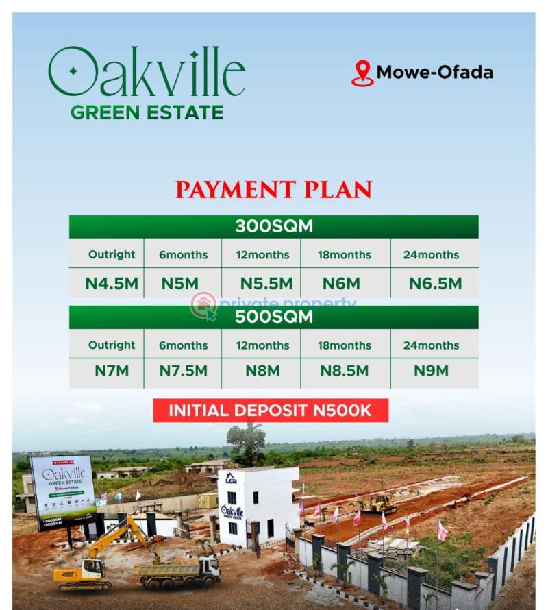 Land For Sale Mowe Ofada Mowe Ogun area  - 1