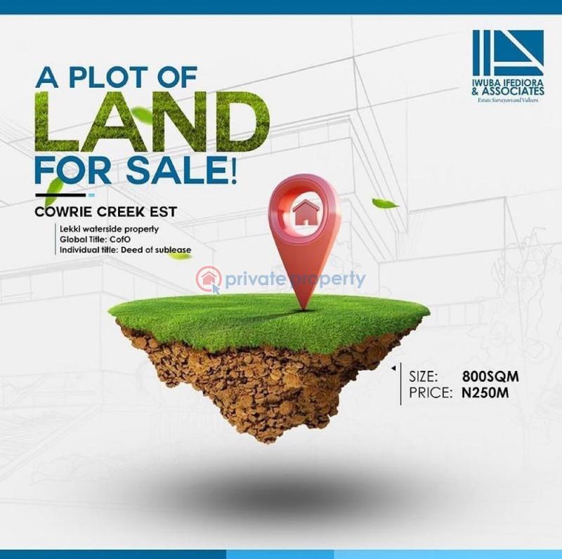 Land For Sale Cowrie Creek Estate Lekki Phase 1 Lagos - 0