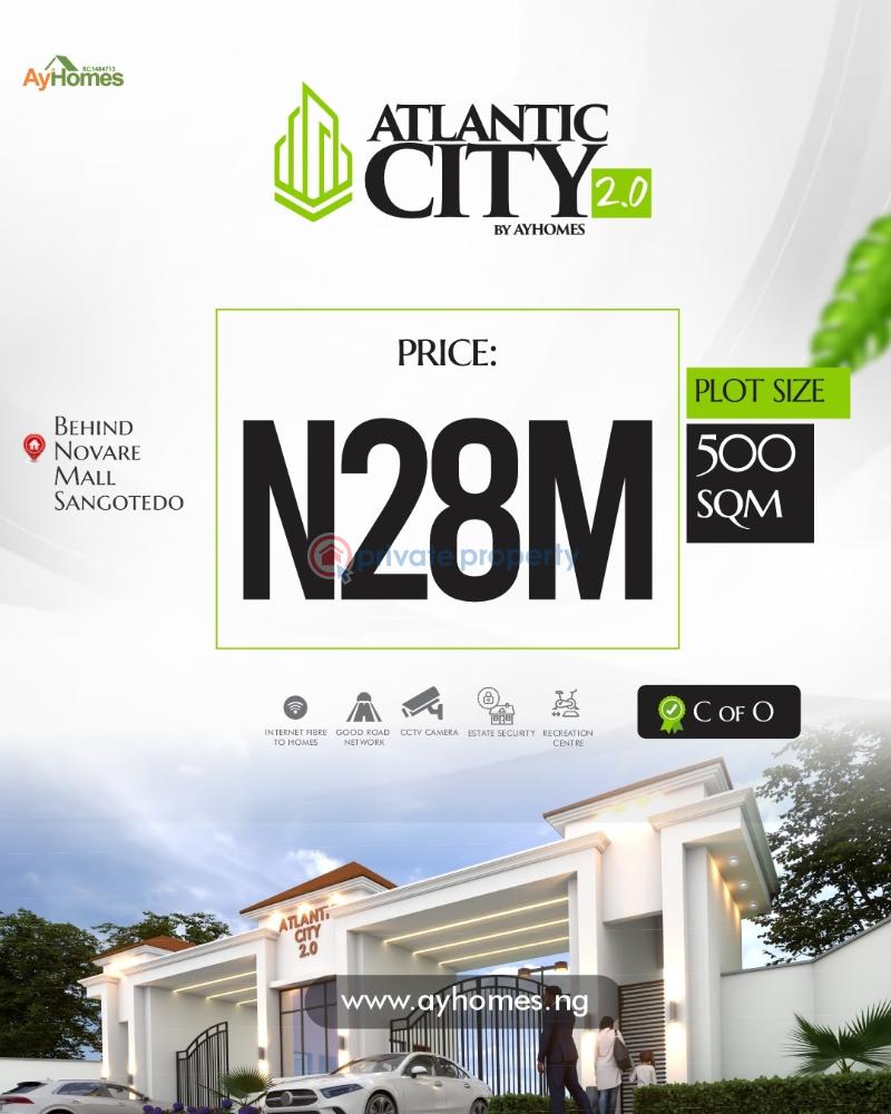 Land For Sale Behind Novare Mall Sangotedo Lagos