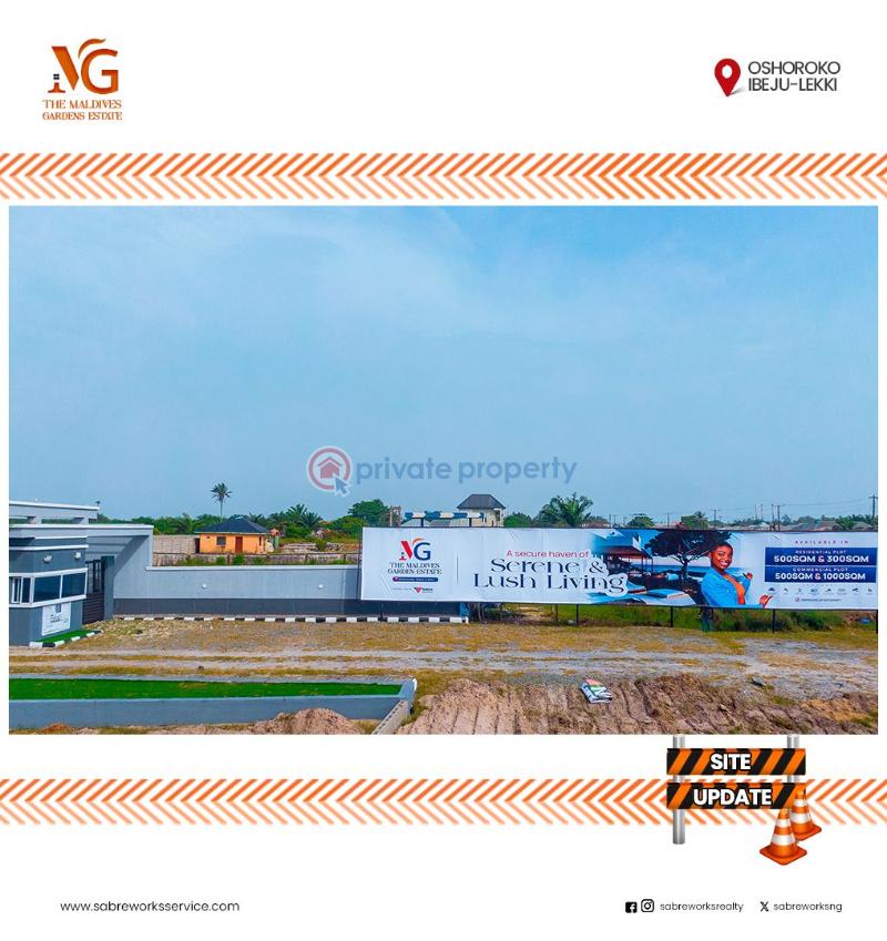 Land for sale the maldives garden oshoroko ibeju lekki - 3 Commercial Land For Sale The Maldives Garden Oshoroko Ibeju Lekki Free Trade Zone Ibeju-Lekki Lagos - 3