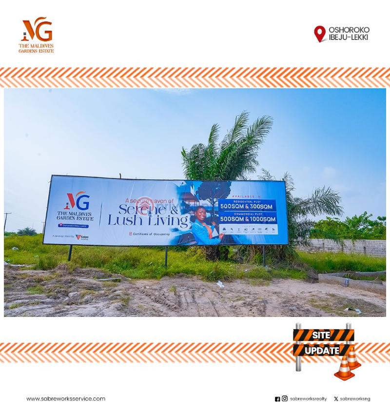 Land for sale the maldives garden oshoroko ibeju lekki - 5 Commercial Land For Sale The Maldives Garden Oshoroko Ibeju Lekki Free Trade Zone Ibeju-Lekki Lagos - 5