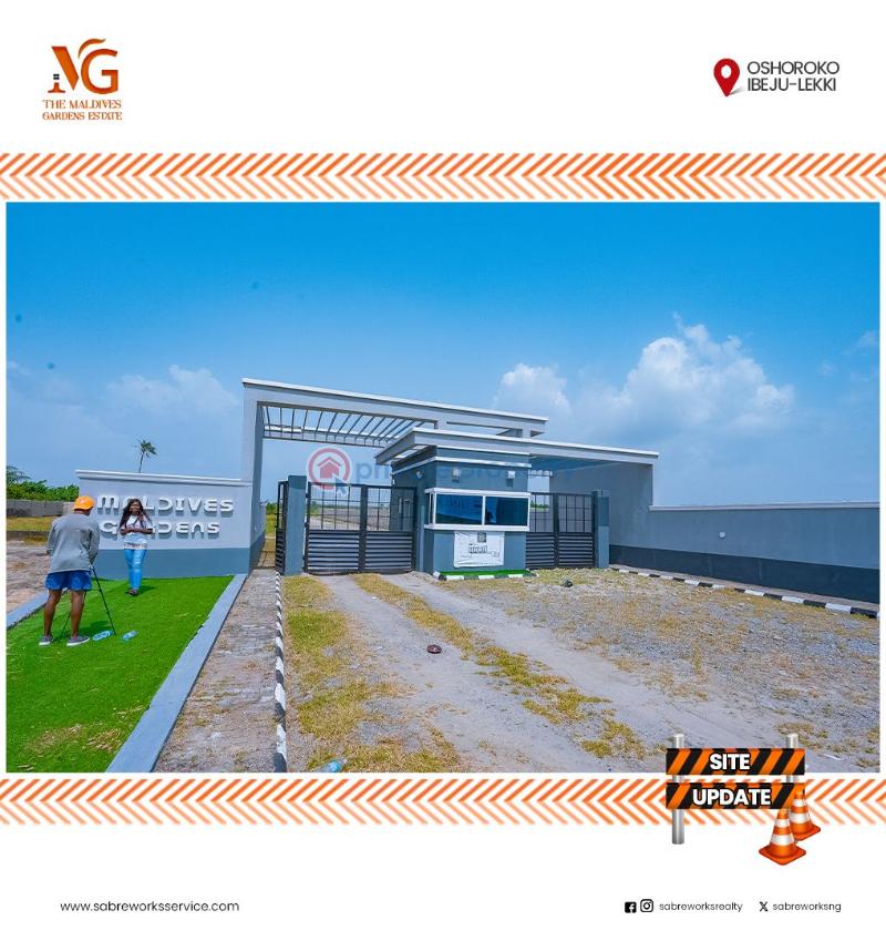 Land for sale the maldives garden oshoroko ibeju lekki - 9 Commercial Land For Sale The Maldives Garden Oshoroko Ibeju Lekki Free Trade Zone Ibeju-Lekki Lagos - 9