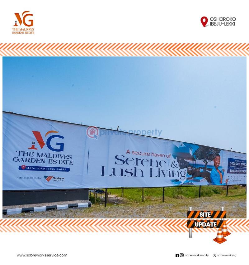 Land for sale the maldives garden oshoroko ibeju lekki - 8 Commercial Land For Sale The Maldives Garden Oshoroko Ibeju Lekki Free Trade Zone Ibeju-Lekki Lagos - 8