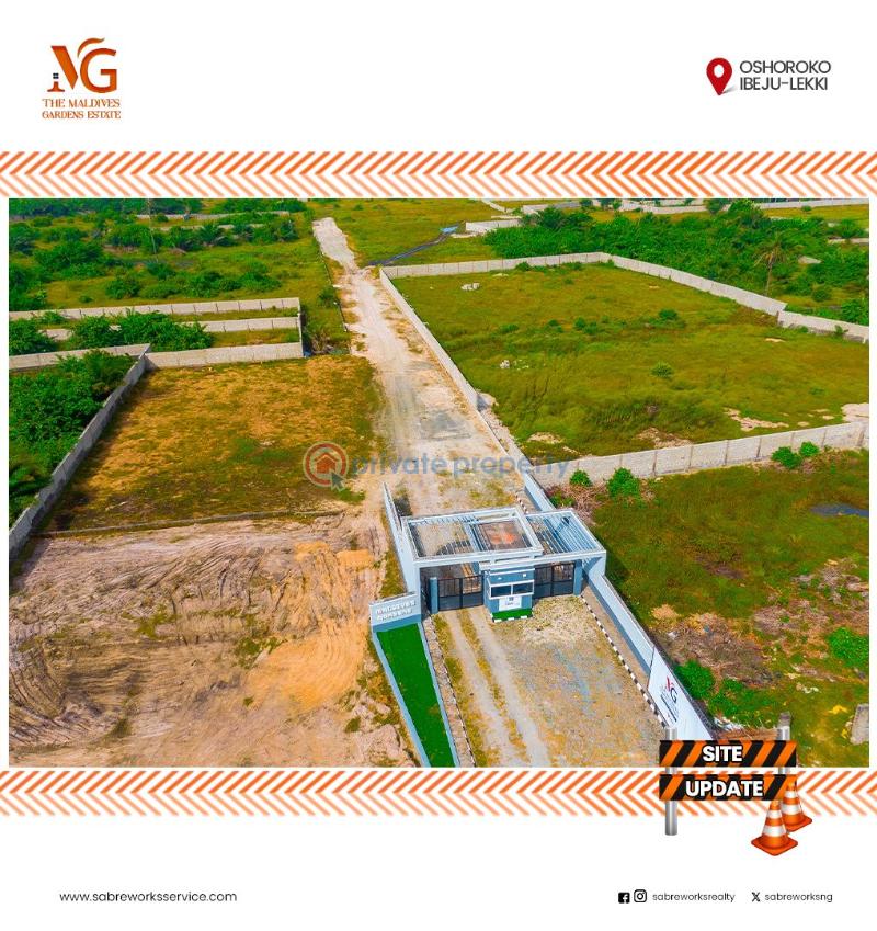 Land for sale the maldives garden oshoroko ibeju lekki - 7 Commercial Land For Sale The Maldives Garden Oshoroko Ibeju Lekki Free Trade Zone Ibeju-Lekki Lagos - 7