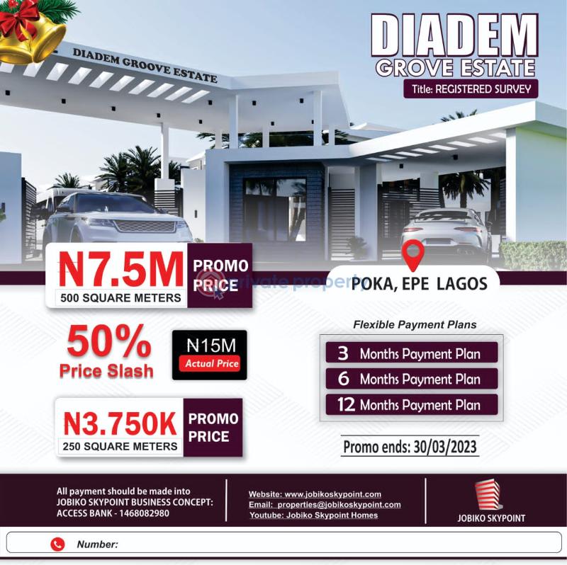 For sale Land Diadem Estate Located Along The Poka Express Road