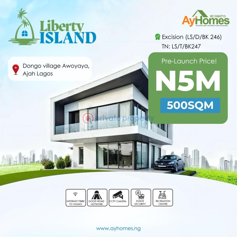 Residential Land For Sale Liberty Island At Dongo Village, Awoyaya Ajah Lagos - 0