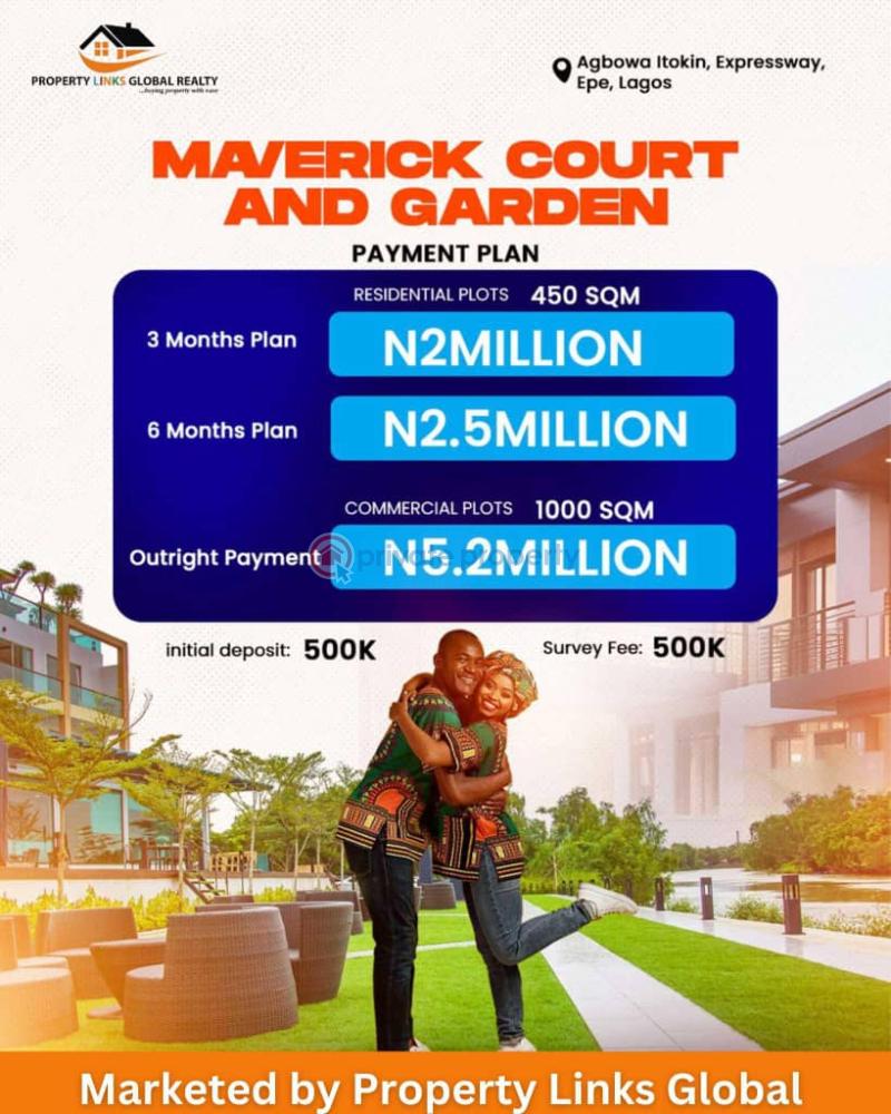 Mixed use Land For Sale Mavericks Court And Garden Located At Agbowa Selling Fast With Perimeter Fencing Ikorodu Lagos - 5
