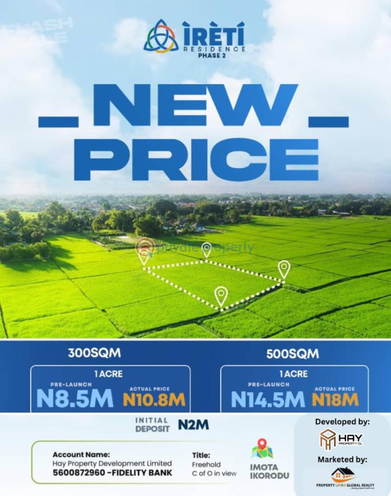 Residential Land For Sale Ireti Residence Phase 2 At Imota Ikorodu Lagos - 1