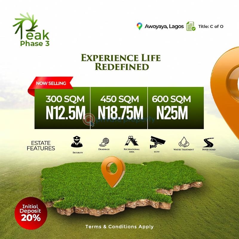 Residential Land For Sale Peak Palm Estate, Pay Within 6months Interest Free. Eleko Ibeju-Lekki Lagos - 2