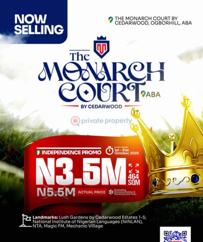 Land For Sale Ogbor Hill/ Ovom Aba South Abia