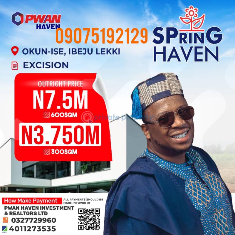 Land For Sale Okun Ise Ibeju-Lekki Lagos