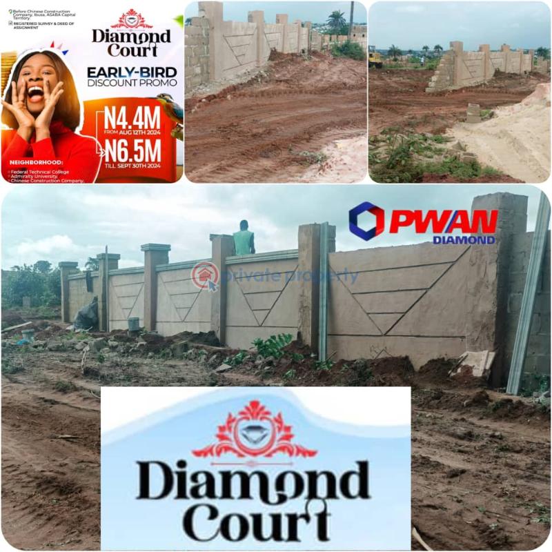 Residential Land For Sale Diamond Court, Ibusa Oshimili North Delta