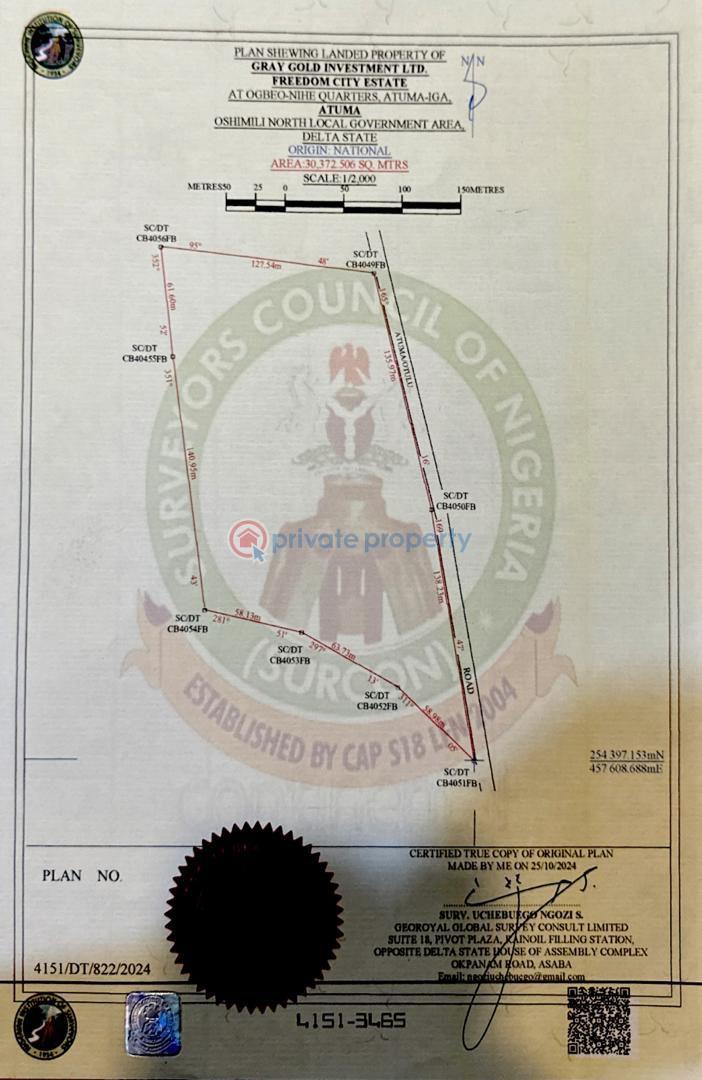 Commercial Land For Sale Otulu, Atuma Iga Asaba Delta - 1