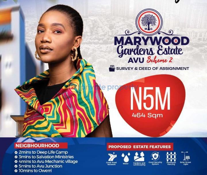 Residential Land For Sale Merrywood Gardens Estate Phase 2 Avu Owerri Imo