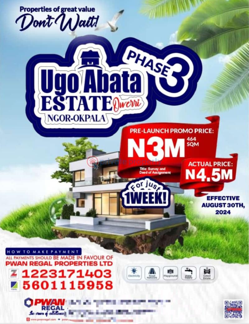 Residential Land For Sale Ngor Okpala Beside Zion Ministry Ngor-Okpala Imo - 14