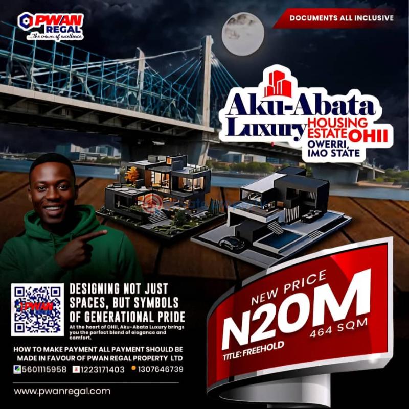 Residential Land For Sale Ohii Owerri Imo