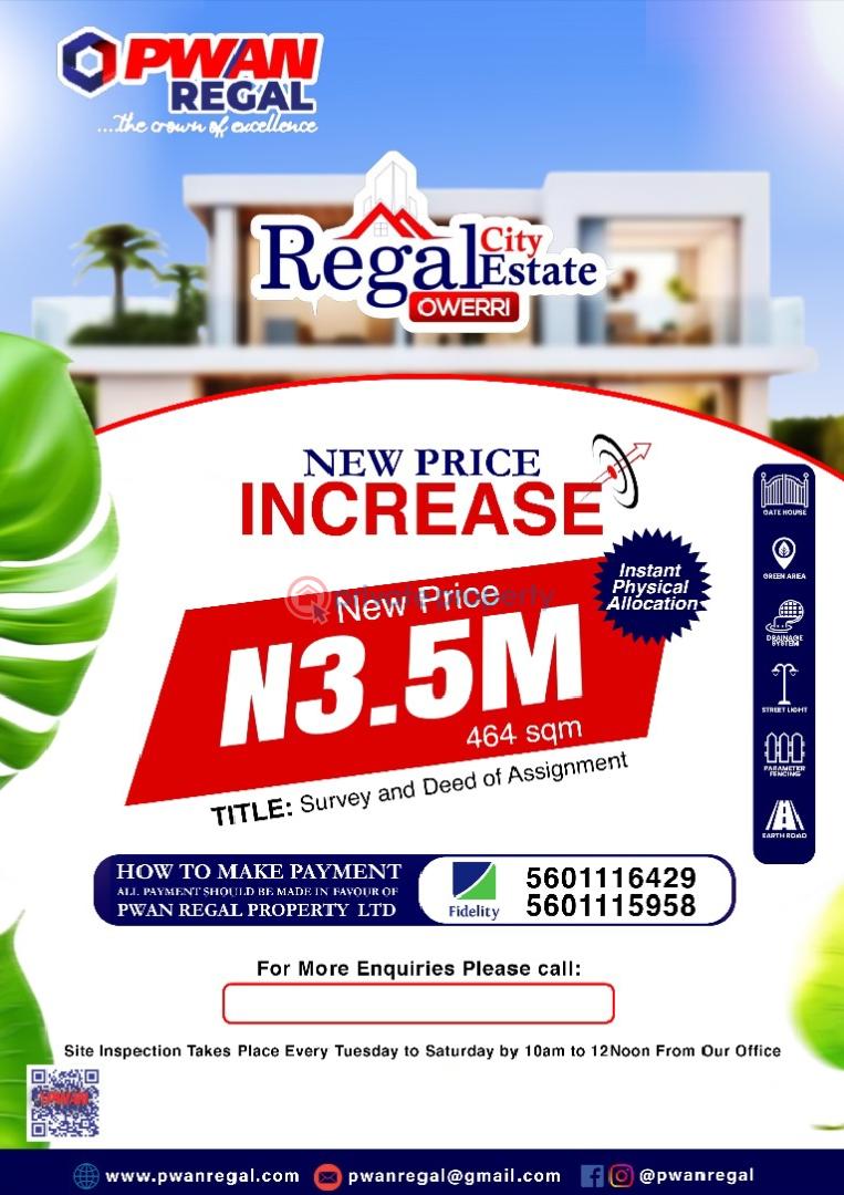 Residential Land For Sale Umuagwo, Egbema Owerri Imo
