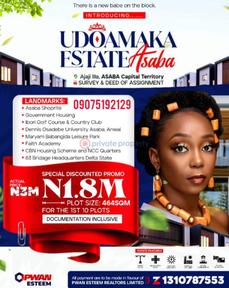 Land For Sale Ajaji Illa, Asaba Asaba Delta
