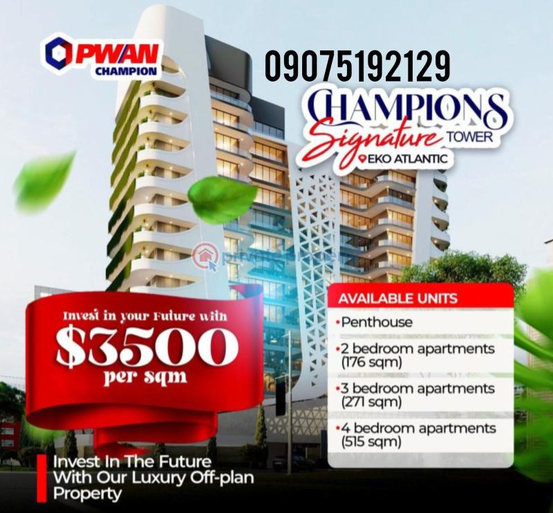 Land For Sale Eko Atlantic Victoria Island Lagos
