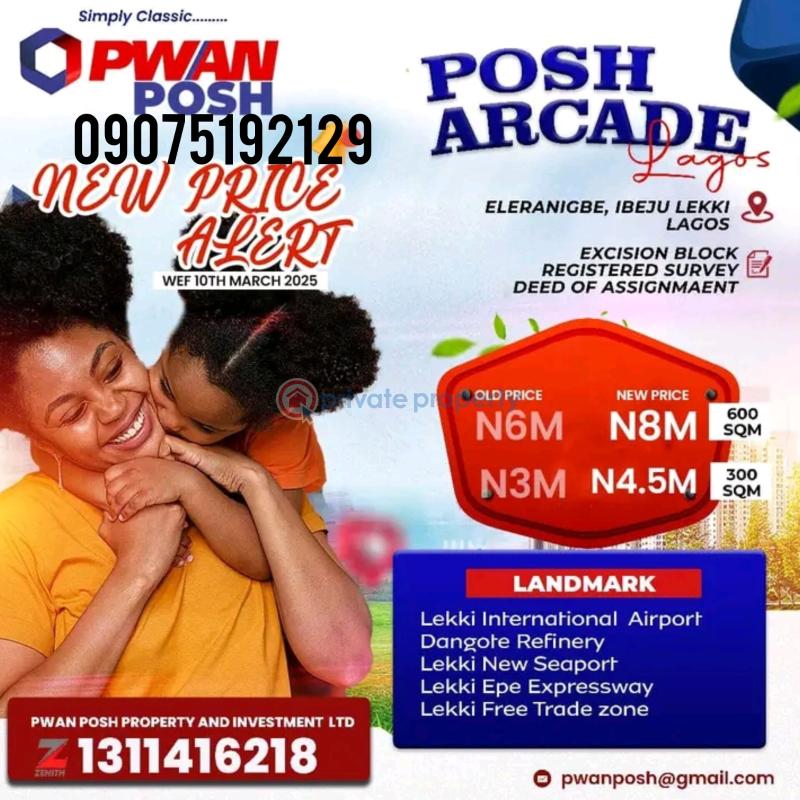 Land For Sale Eleranigbe Ibeju Lekki Eleran Igbe Ibeju-Lekki Lagos